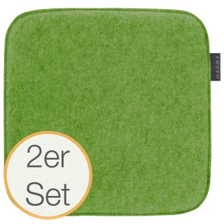 2er Set Avaro Sitzkissen Form 47 35 x 35 cm 030 grün