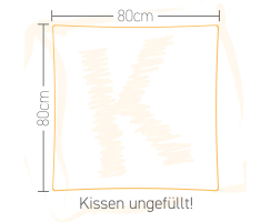 Kissen Premium 80 x 80 cm