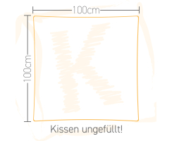 Kissen Premium 100 x 100 cm