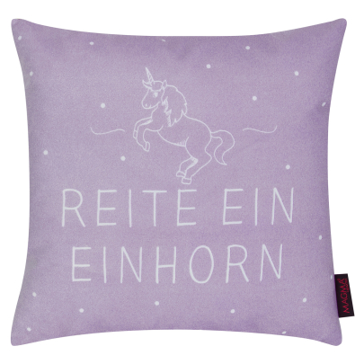 Dreams Kissen ca. 40x40cm "Reite ein Einhorn"