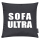 Fanartikelkissen Sofa Ultras 40 x 40 cm 007 anthrazit