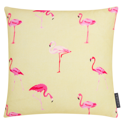 MAGMA Flamingo Kissenhülle mit Reißverschluß ca. 40x40cm