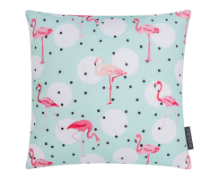 Flamingo Kissenhülle mit Reißverschluß...