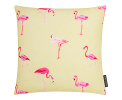 Flamingo Kissenhülle mit Reißverschluß...