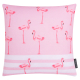 MAGMA Flamingo Kissenhülle mit Reißverschluß ca. 40x40cm rose