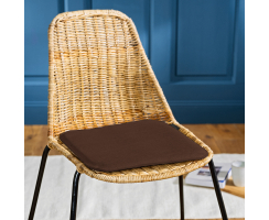 Sitzkissen AVARO Form 47 35 x 35 cm braun