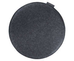 Sitzkissen AVARO Form 45 Ø 35 cm anthrazit