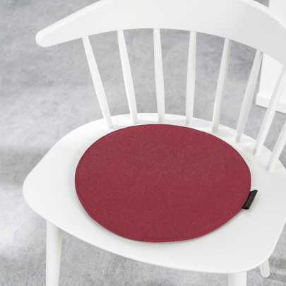 MAGMA Sitzkissen AVARO Form 45 Ø 35 cm weinrot
