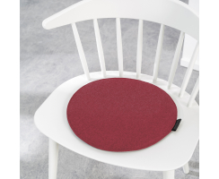 Sitzkissen AVARO Form 45 Ø 35 cm weinrot