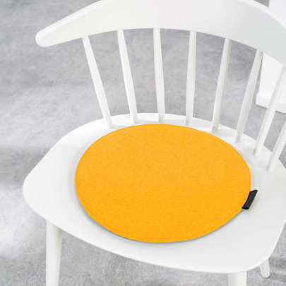Sitzkissen AVARO Form 45 Ø 35 cm senf