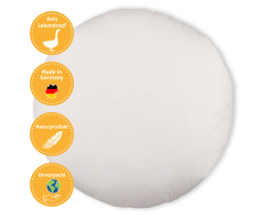 Federkissen rund Ø 60 cm Kissenfüllung...