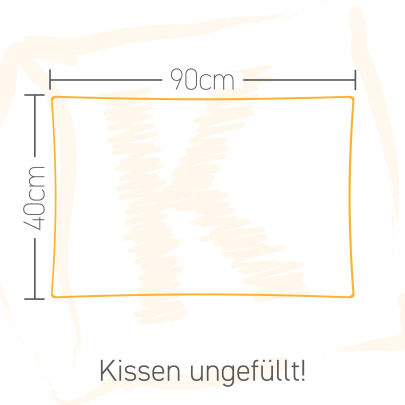 Kissen Premium 40 x 90 cm