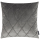 Samt-Kissenhülle NOBLESS 50x50 cm 003 grau mit erhabenem Rautenmuster