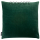 Samt-Kissenhülle NOBLESS 50 x 50 cm grün mit erhabenem Rautenmuster
