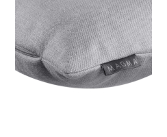 Leinen Optik Kissenhülle RIVA 40 x 40 cm grau