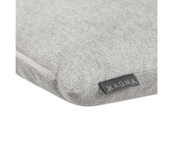 MAGMA Velour Kissenhülle ALFA 50 x 50 cm grau