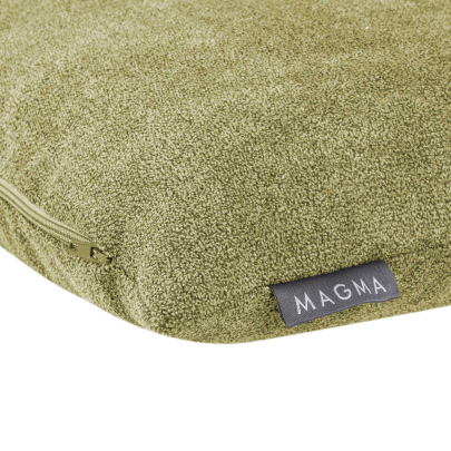 MAGMA Velour Kissenhülle ALFA 50 x 50 cm grün
