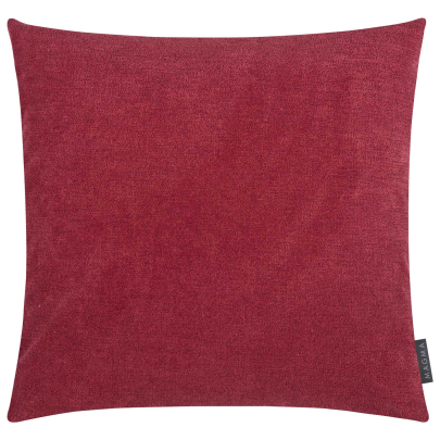 MAGMA Velour Kissenhülle ALFA 50 x 50 cm weinrot