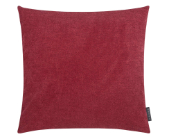 Velour Kissenhülle ALFA 50 x 50 cm weinrot
