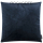 Samt-Kissenhülle NOBLESS 40 x 40 cm dunkelblau mit erhabenem Rautenmuster