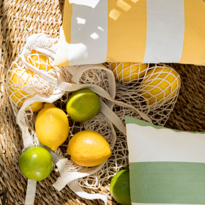 MAGMA Outdoor Kissenhülle SANTORIN mit Öse und Kordel 40 x 60 cm