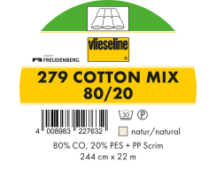 Freudenberg Vlieseline 279 Cotton Mix 80/20 Breite 244 cm...