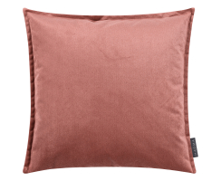 MAGMA Samt Kissenbezug MARLA mit Stehsaum 45 x 45 cm altrose
