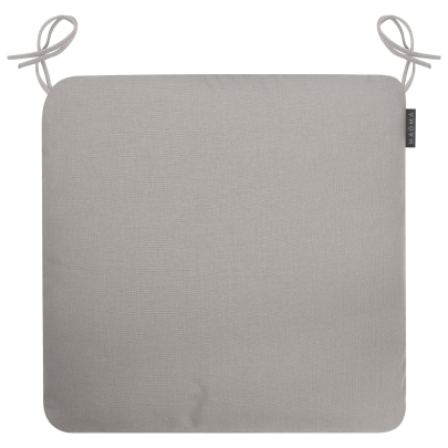 MAGMA Outdoor Stuhlkissen CAPRI 44 x 44 x 4 cm mit RV und Kordel grau