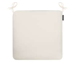 Outdoor Stuhlkissen CAPRI 44x44x4cm mit RV und Kordel beige