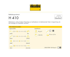 Freudenberg Vlieseline H 410 Bügeleinlage Breite 90 cm | Laufmeter | Weiß