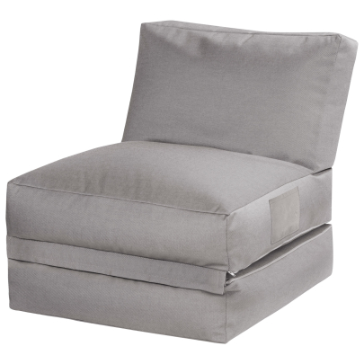 SITTING POINT Outdoor Sitzsack / Liege OUTSIDE TWIST grau