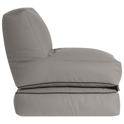 SITTING POINT Outdoor Sitzsack / Liege OUTSIDE TWIST grau