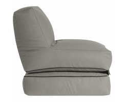 SITTING POINT Outdoor Sitzsack / Liege OUTSIDE TWIST 003 grau