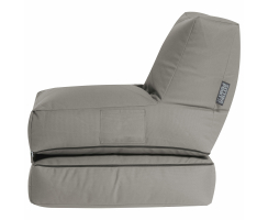 SITTING POINT Outdoor Sitzsack / Liege OUTSIDE TWIST 003 grau