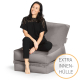 SITTING POINT Outdoor Sitzsack / Liege OUTSIDE TWIST grau