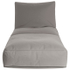 SITTING POINT Outdoor Sitzsack / Liege OUTSIDE TWIST grau