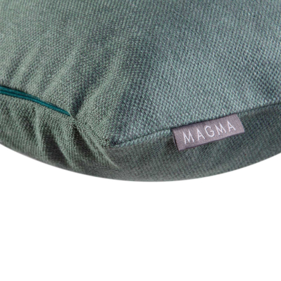 MAGMA Leinen Optik Kissenhülle RIVA 50 x 50 cm petrol