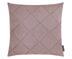 Jacquard Kissenhülle PURL 50 x 50 cm altrose