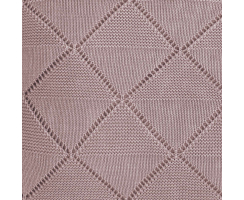 Jacquard Kissenhülle PURL 50 x 50 cm altrose