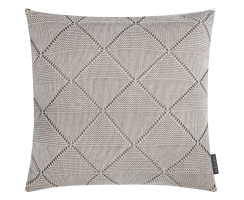 MAGMA Jacquard Kissenhülle PURL 50 x 50 cm taupe