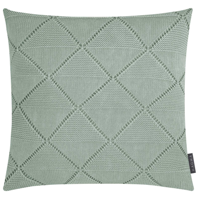 MAGMA Jacquard Kissenhülle PURL 50 x 50 cm salbei