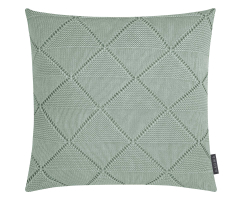 MAGMA Jacquard Kissenhülle PURL 50 x 50 cm salbei