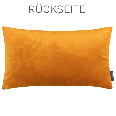 MAGMA Kissenhülle SAMT UNI 30 x 50 cm senf