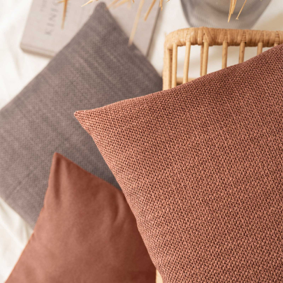 Kissenbezug AUSTIN 60x60 cm taupe