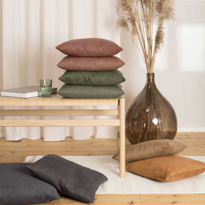 Kissenbezug AUSTIN 60x60 cm taupe