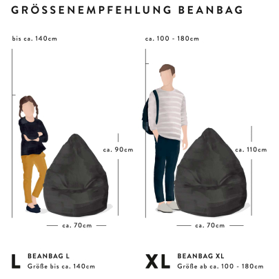 SITTING POINT BeanBag FUSSBALL Sitzsack