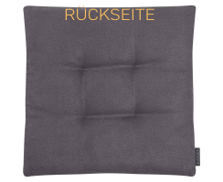 MAGMA Wende-Stuhlkissen AUSTIN 42 x 42 x 6 cm anthrazit