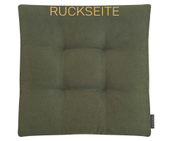 Wende-Stuhlkissen AUSTIN 42 x 42 x 6 cm grün