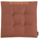 MAGMA Wende-Stuhlkissen AUSTIN 42 x 42 x 6 cm rost