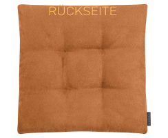 Wende-Stuhlkissen AUSTIN 42 x 42 x 6 cm caramel